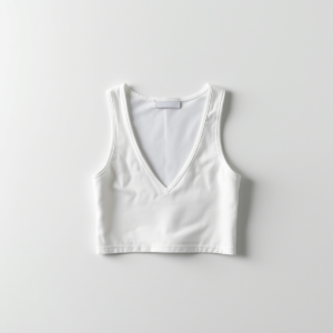 Basic white top for women by TRIUMFM