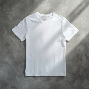 Classic white t-shirt for men by TRIUMFM